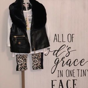 NWT Juicy Couture 3-pcs set- Vegan leather/cheetah